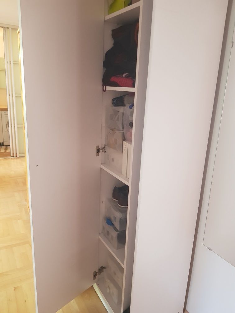 Szafka biała słupek