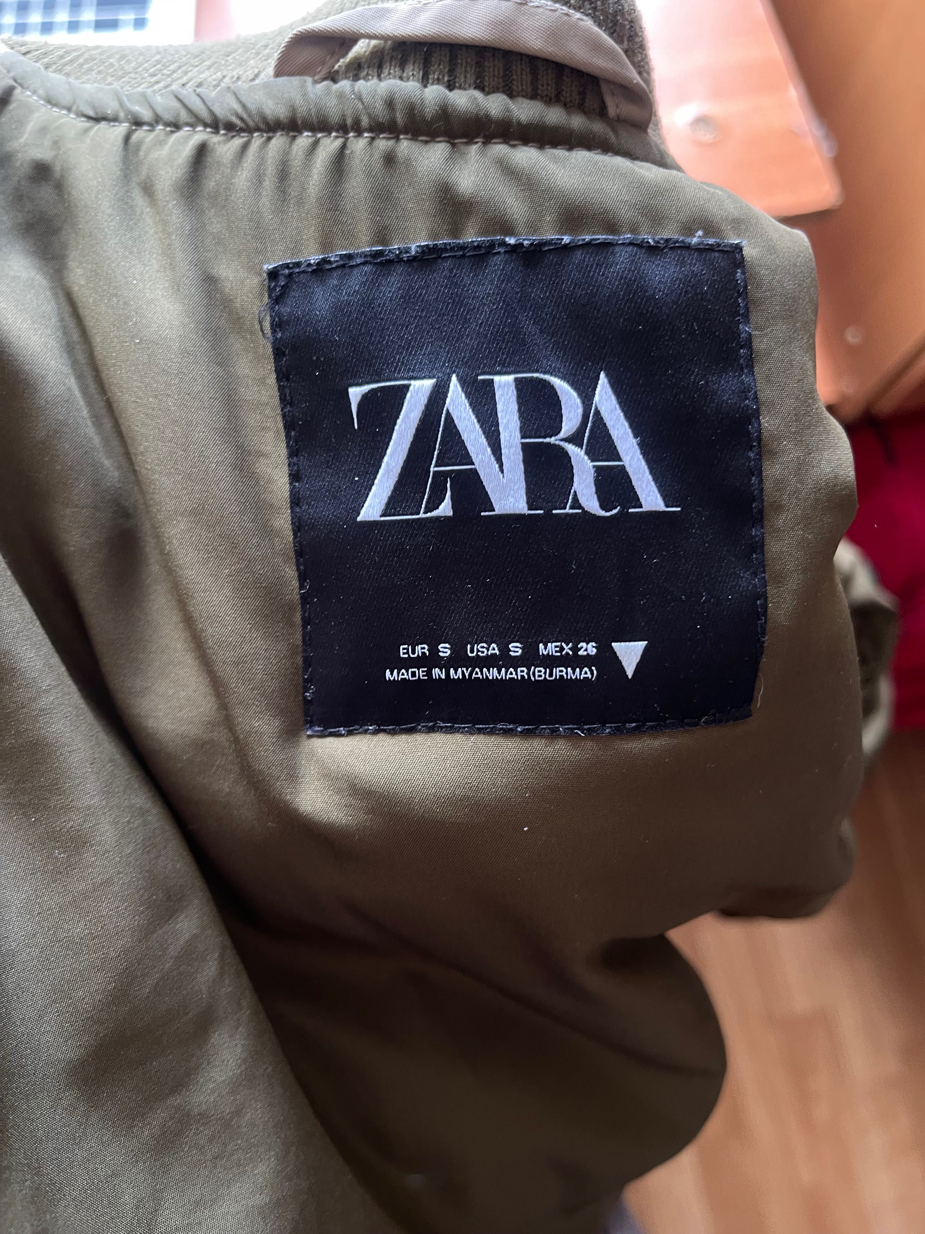 Бомбер Zara, колір хакі