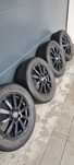 Kola felgi aluminiowe 17' 5x112 audi, vw, seat czarne opony zimowe