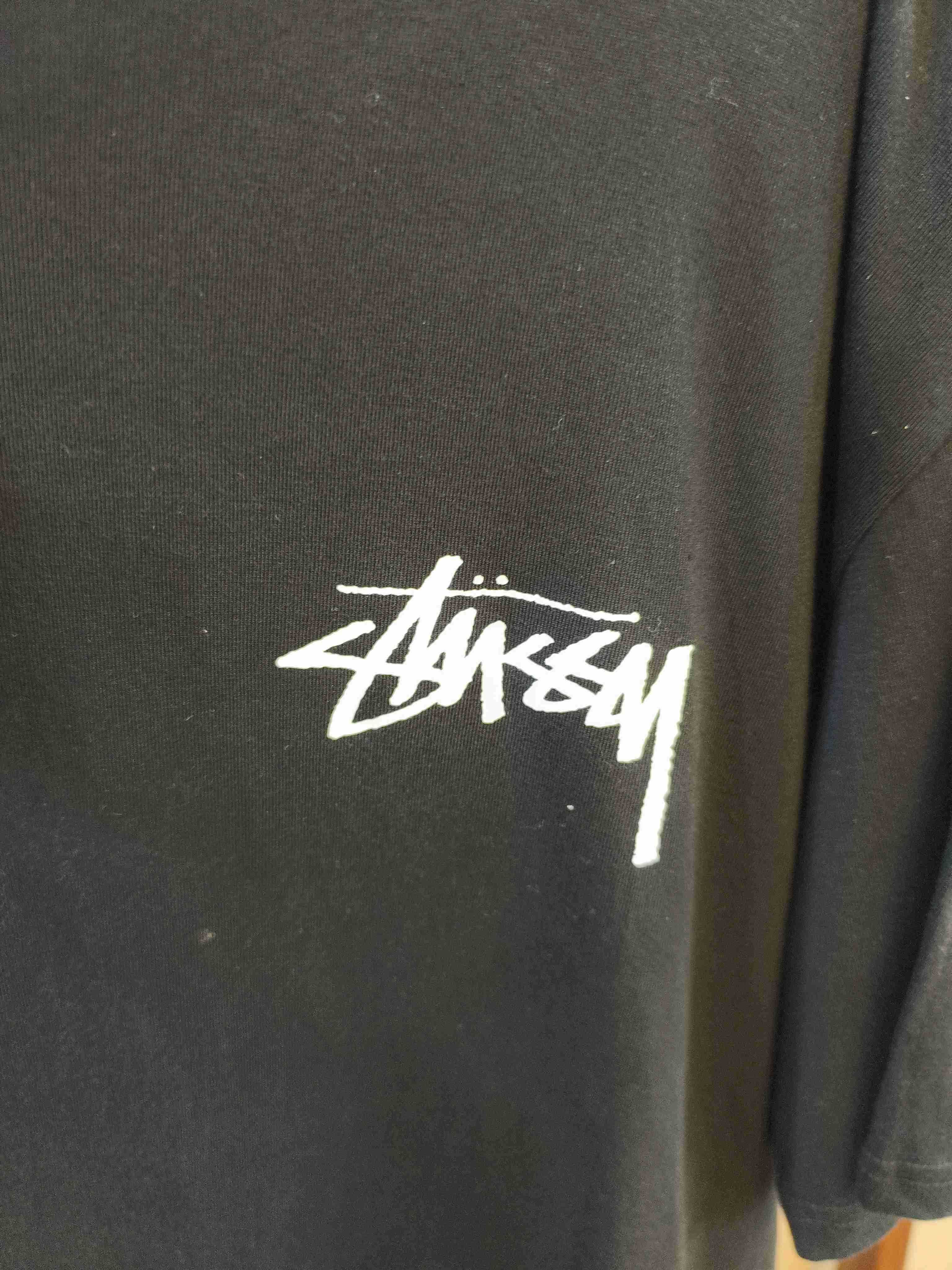 Męska czarna koszulka Stussy Summer Casual, rozmiar XL