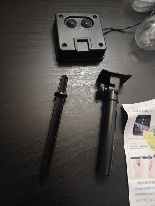 30 lampadas Led c/ painel solar