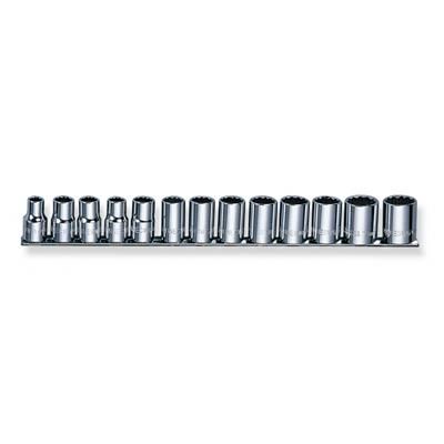 Zestaw nasadek 1/2" 12-kątnych calowych 13el