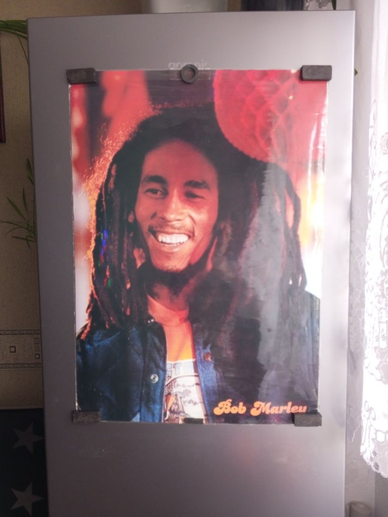 Plakat laminowany Bob Marley smile