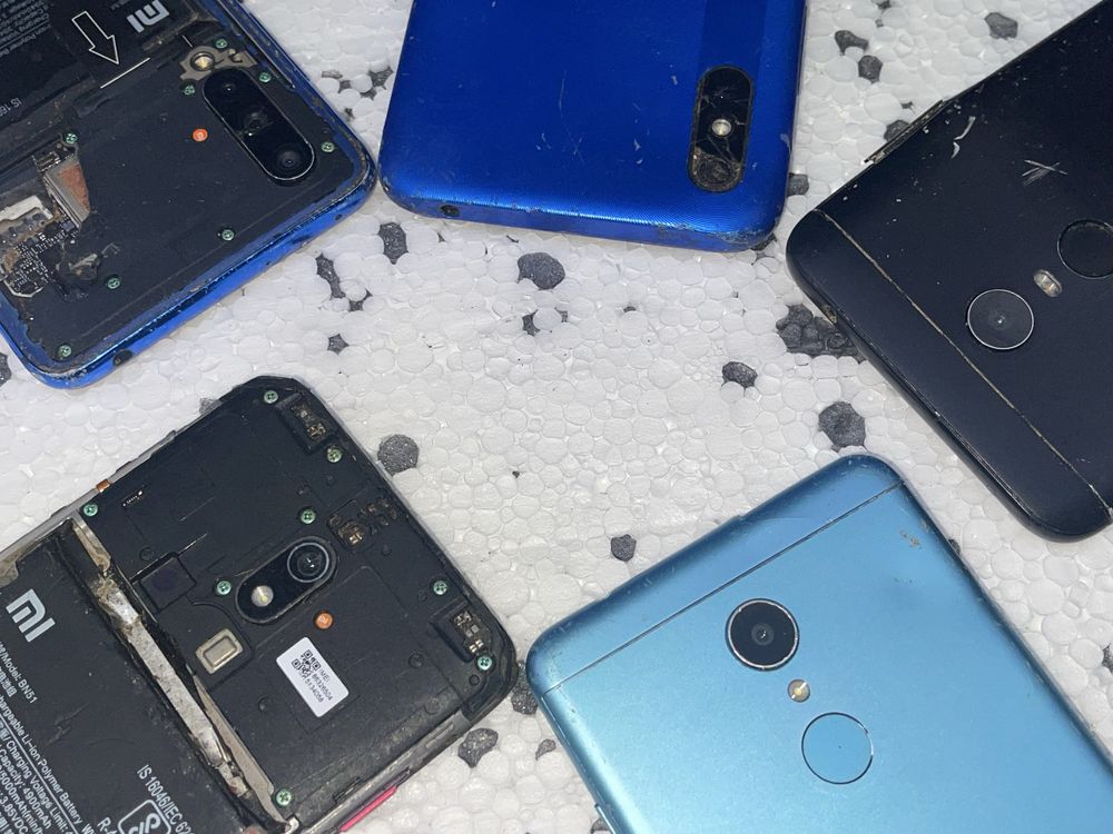 Xiaomi telefony uszkodzone dawcy części 5 szt Note 4 Redmi 9A 8A MI 9
