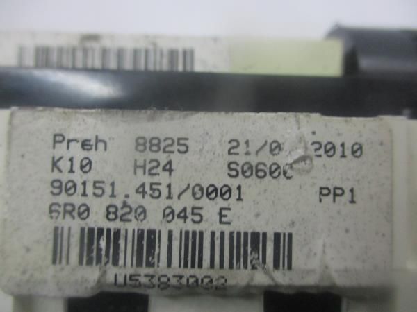 Comando chauffage / sofagem VOLKSWAGEN Polo (6R, 6C)