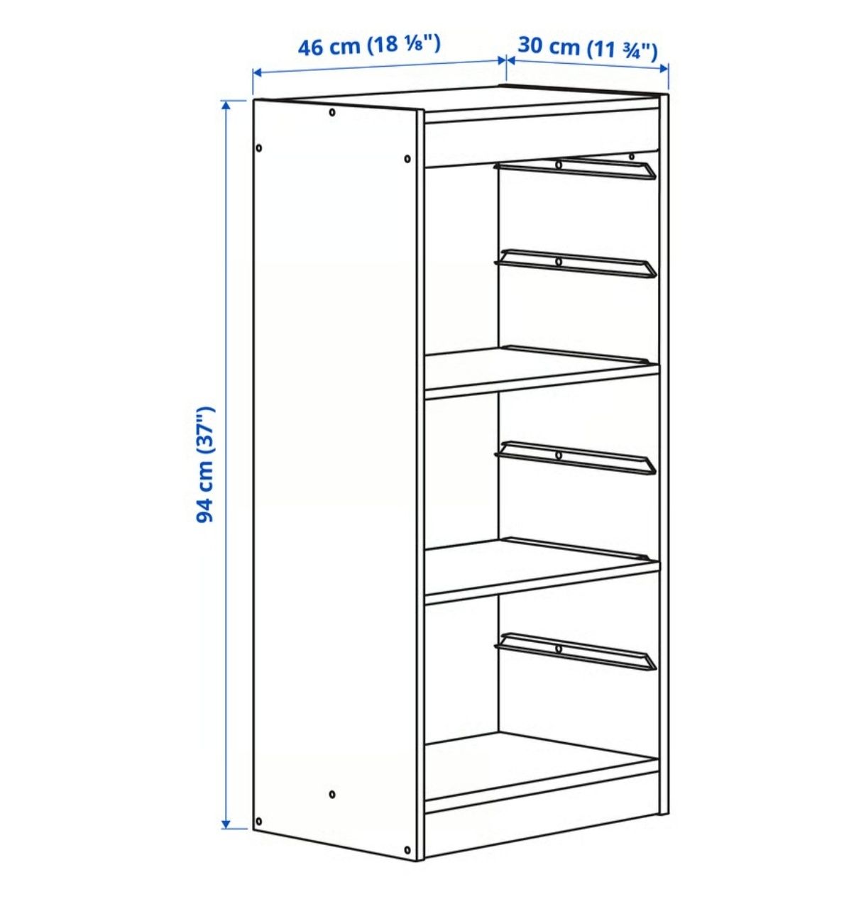 Sistema de prateleiras Trofast IKEA