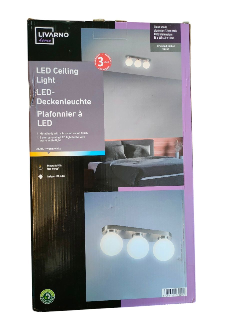 Lampa sufitowa led