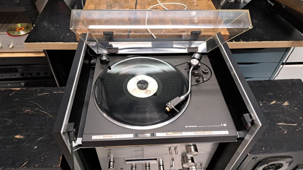 Wieża Pioneer ct-f600 sa-508 pl-400x tx-608 szafka blue line