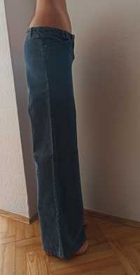 Szerokie jeansy damskie cron-x jeans