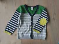 H&M sweter rozpinany kardigan 92 paski next