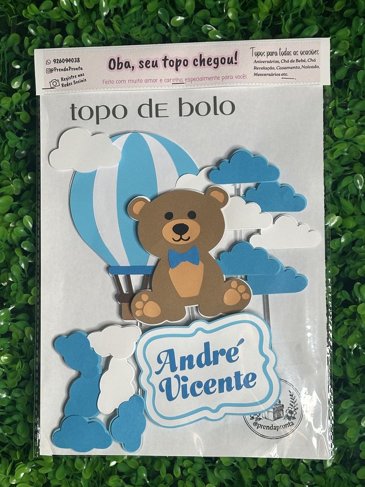Topper de bolo personlaizado
