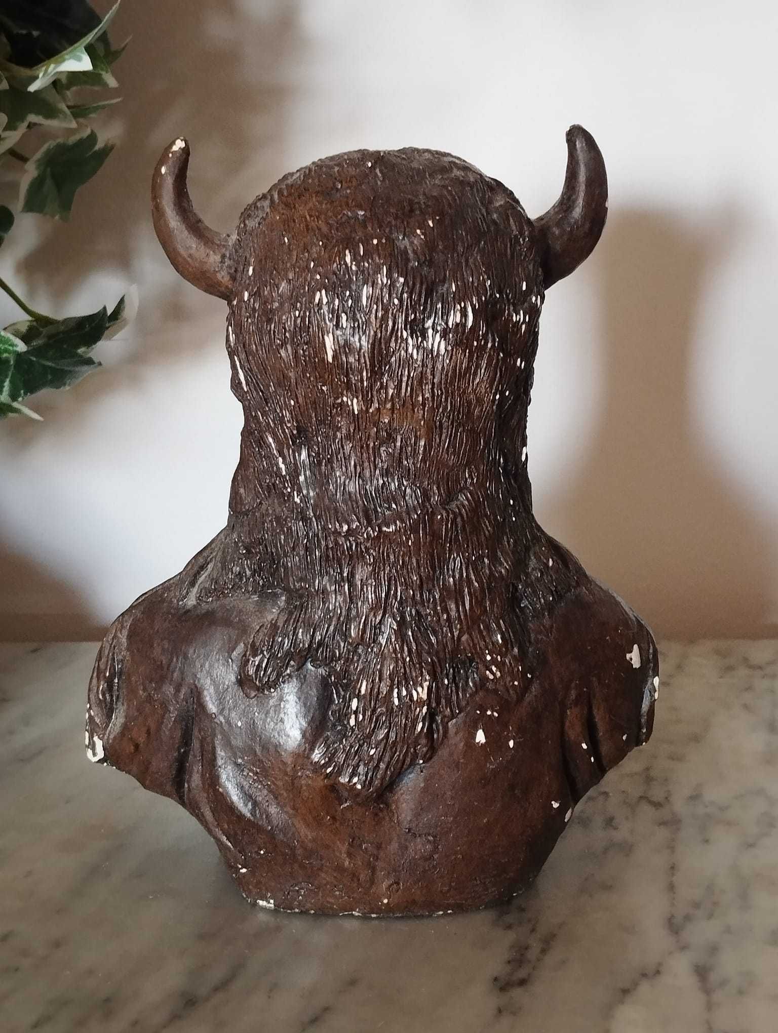 Escultura Busto Indígena Chef Índio Gesso