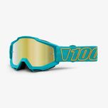 Gogle motocyklowe off road 100 PROCENT Accuri Galak Złote Lustro