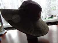 kapelusz z szerokim rondem nowy popielaty 58cm.