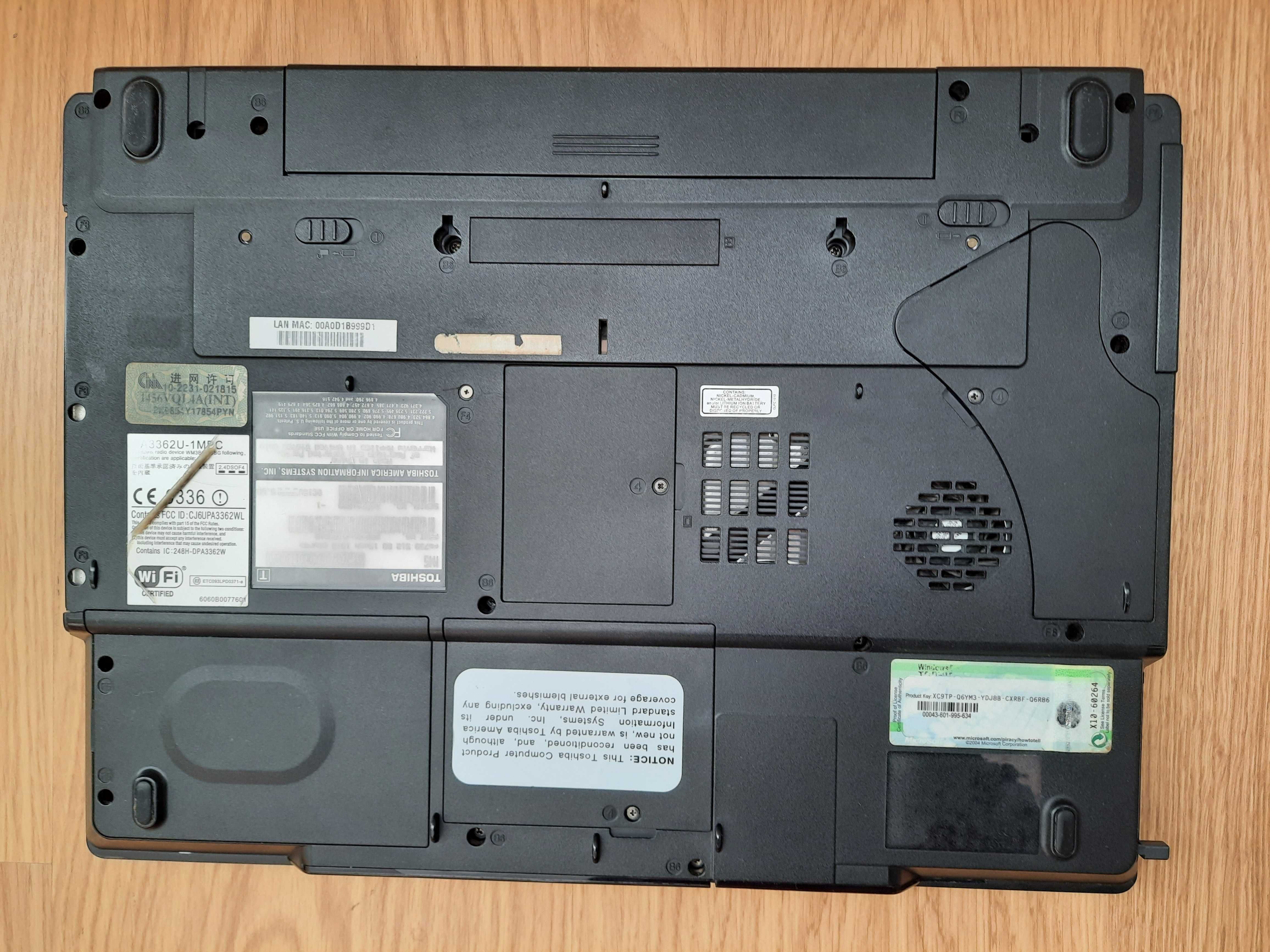Laptop Toshiba Satellite
