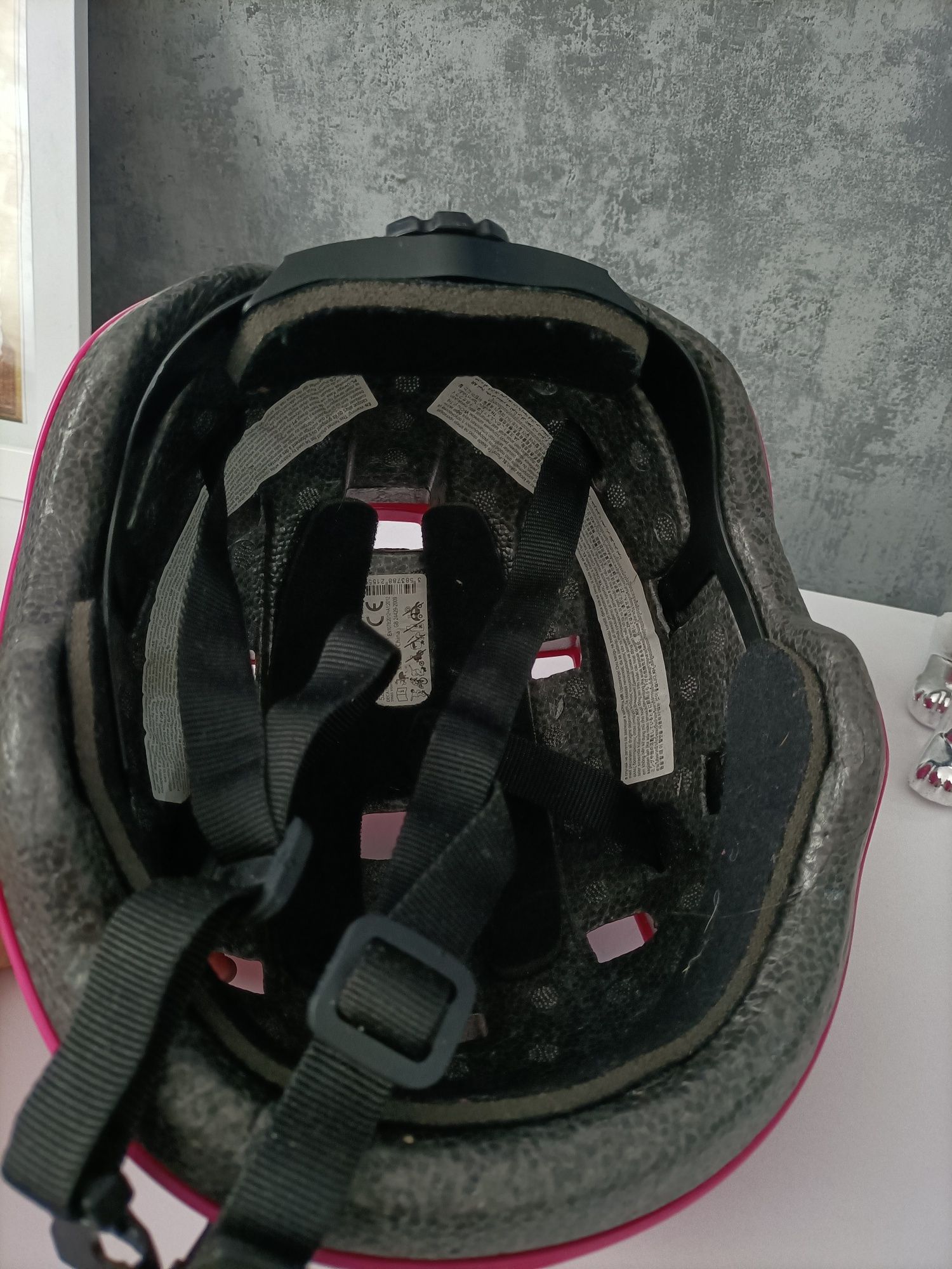 Kask dla dzieci Oxelo B100 pink 53-46cm