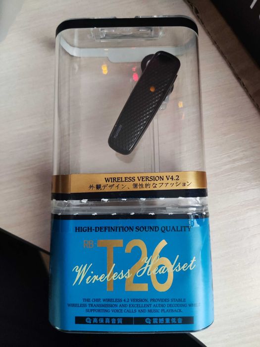 Bluetooth гарнітура Remax T-26