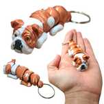Ruchomy Brelok - Buldog Angielski, English Bulldog, Brelok, 92W1
