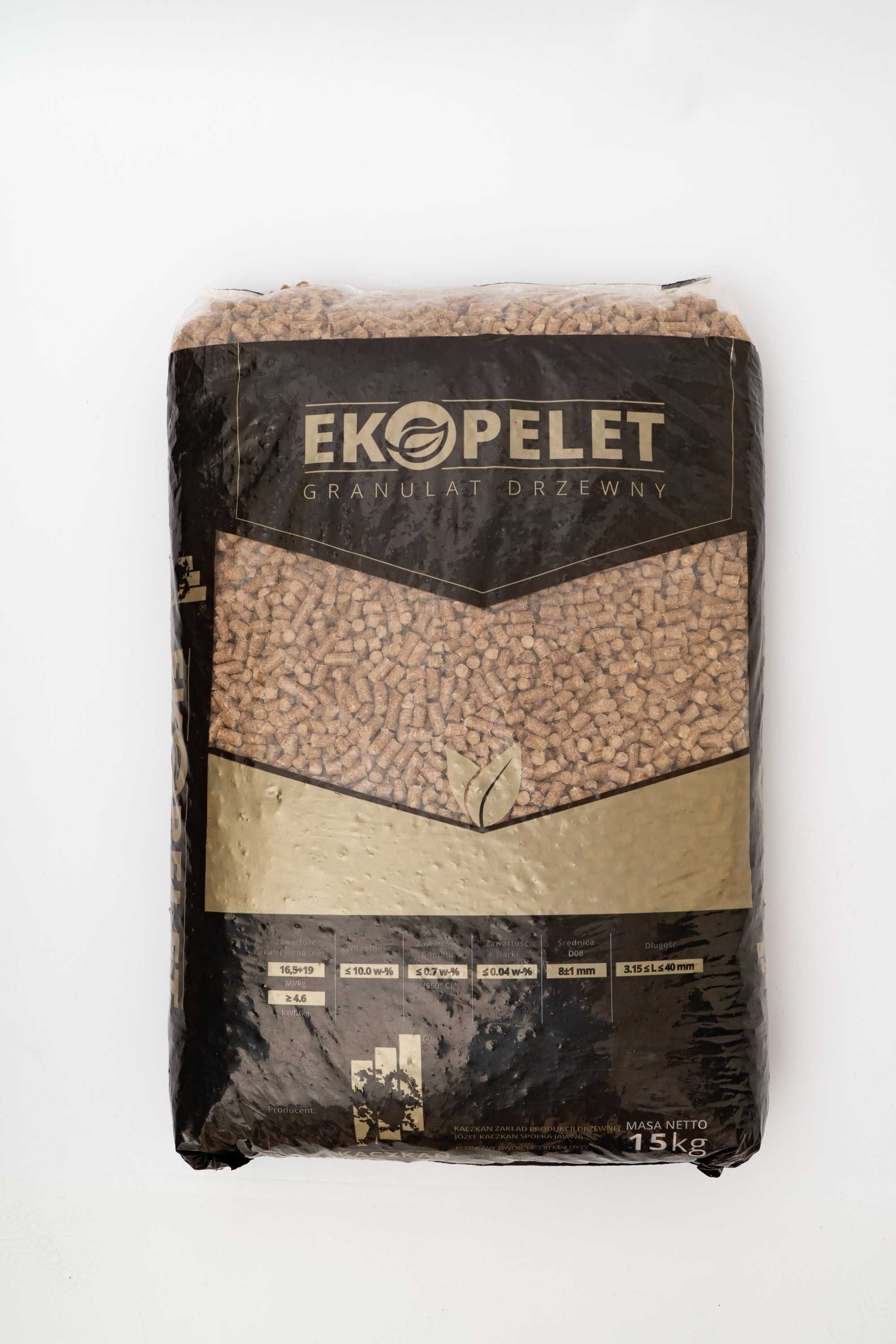 Pellet liściasty Kaczkan Premium z Klonowego Dworu od GIGADŻUL Dywity