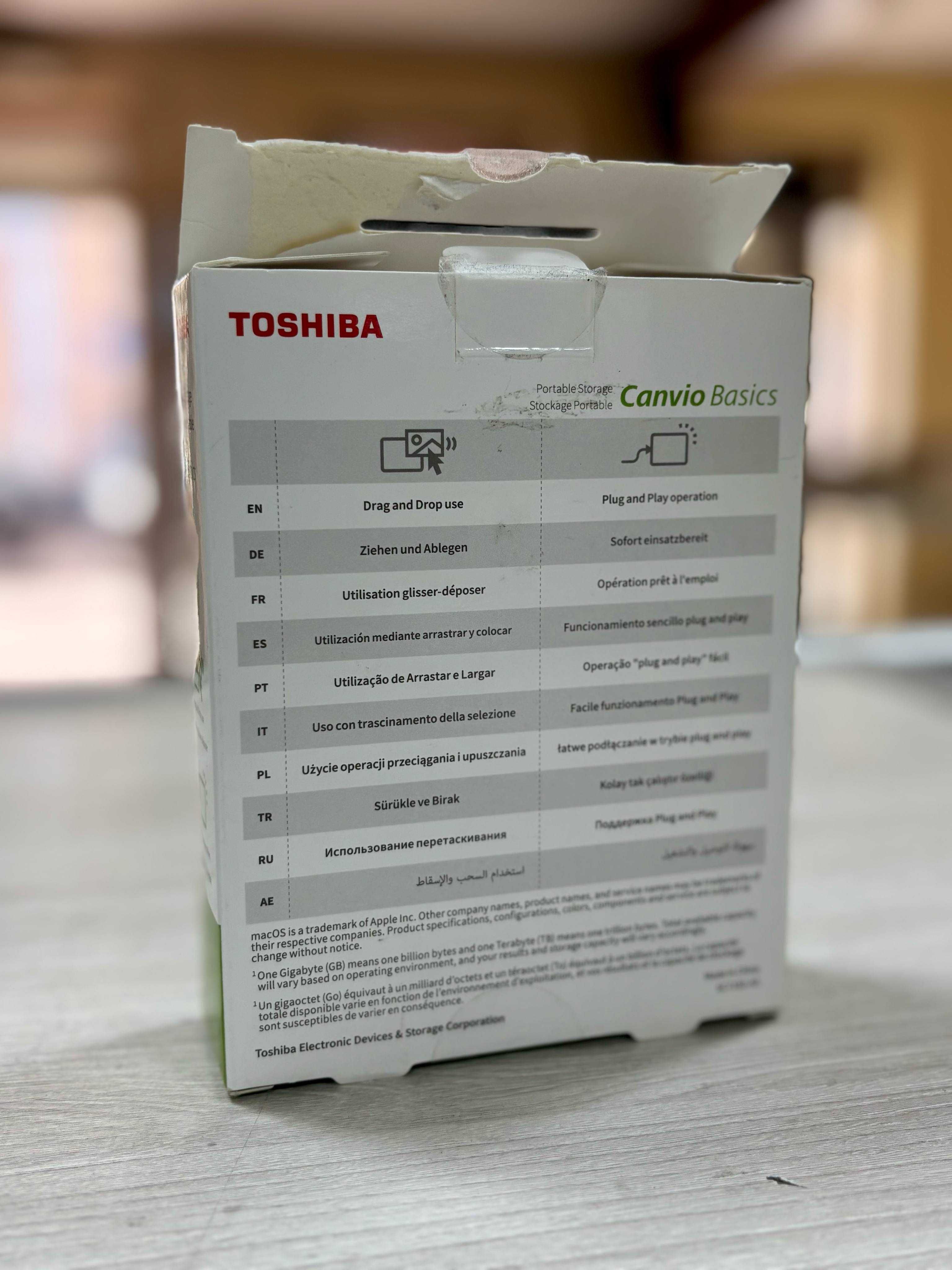 Dysk zewnętrzny HDD Toshiba Canvio Basics 4TB