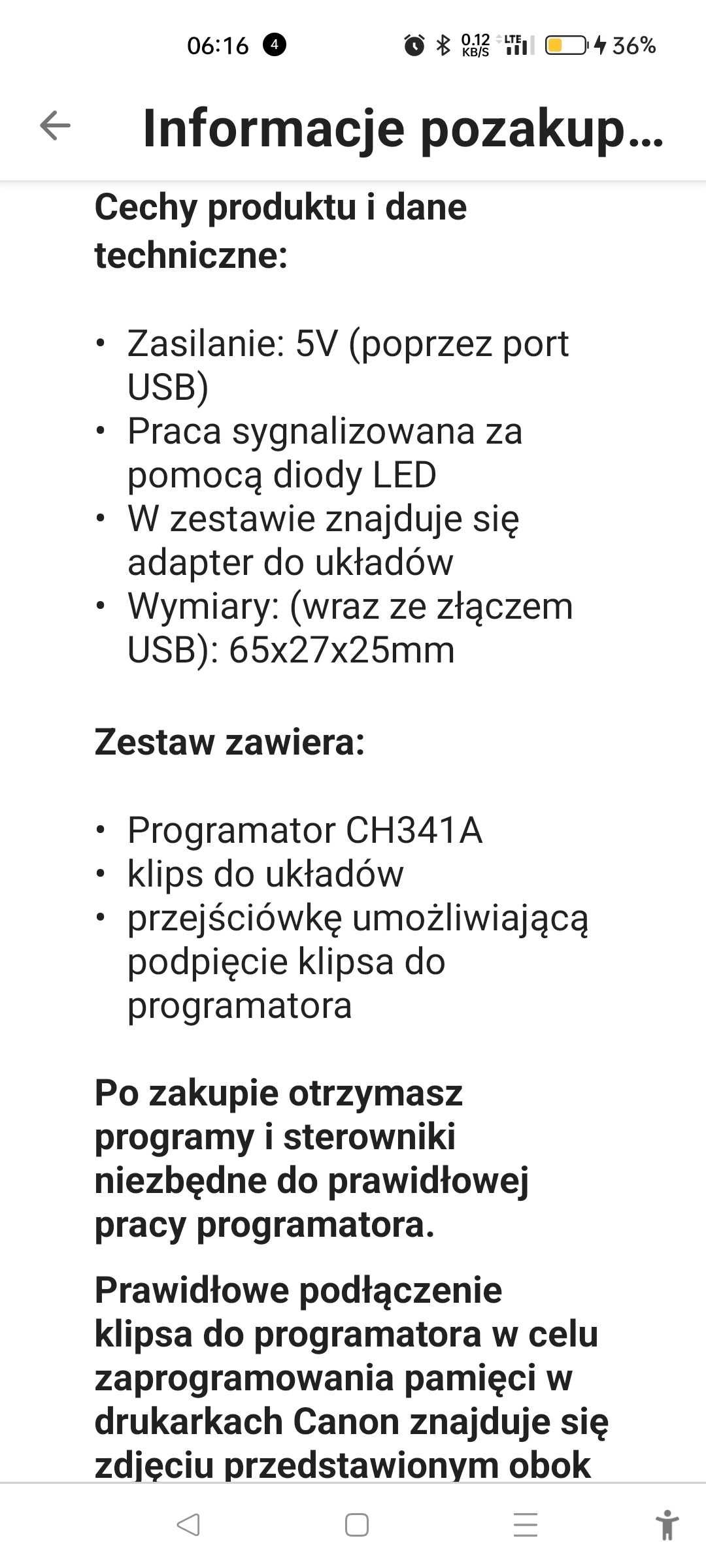 Sprzedam programator z oprogramowaniem do Drukarki Canon