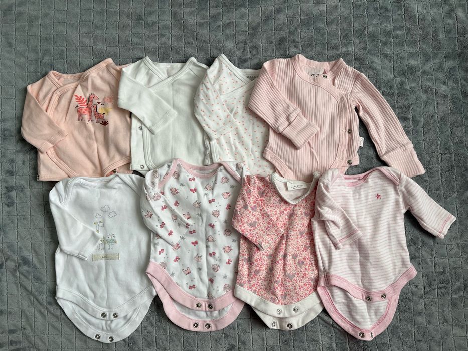 Zestaw ubranek r. 56 Next, SMYK i inne