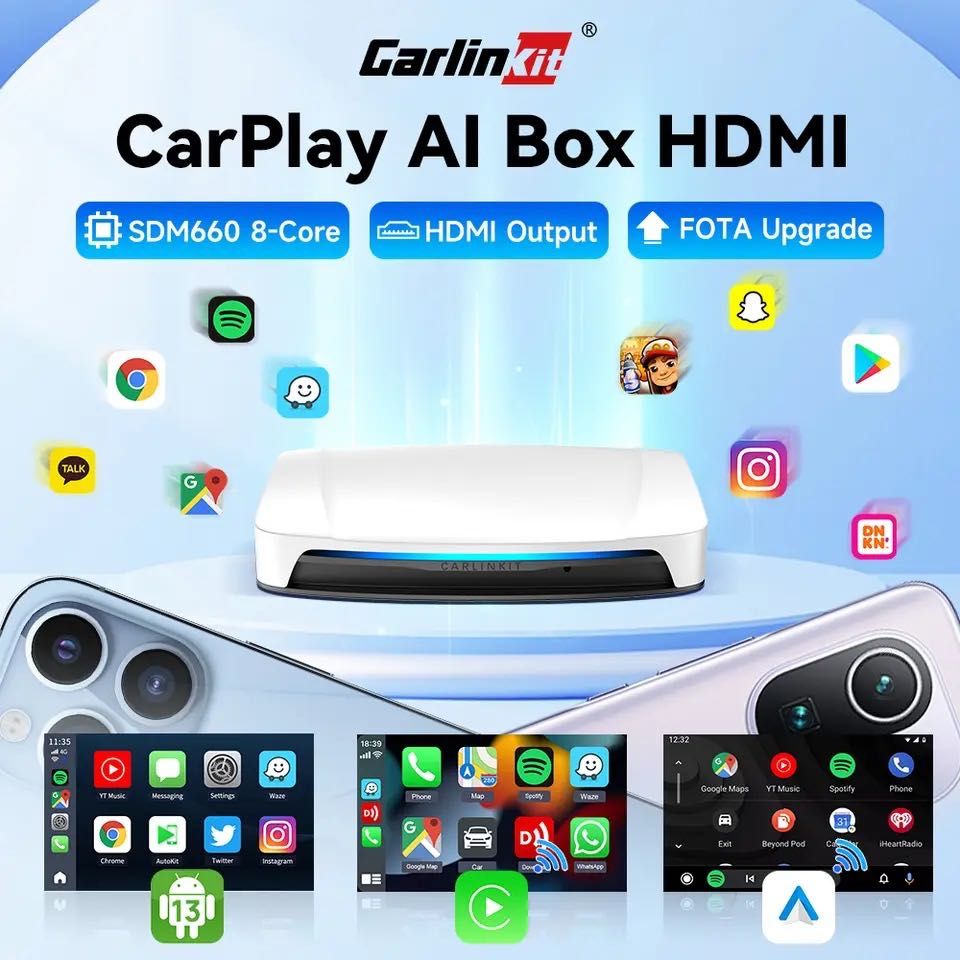 Новинка! приставка в авто Carlinkit TBox UHD 8/128 HDMI версия