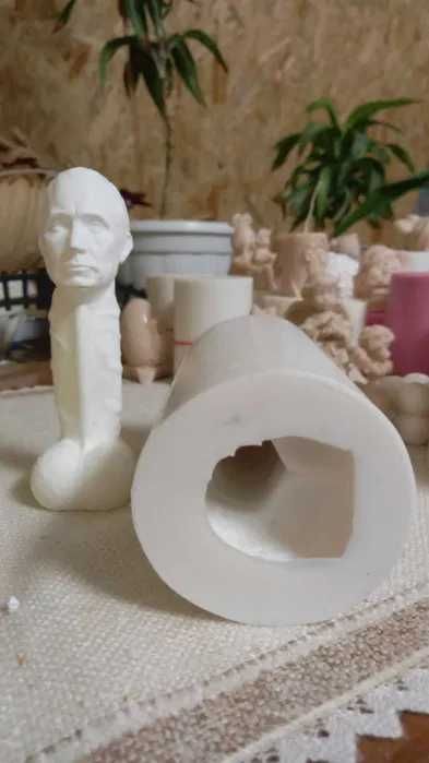 Молд.Форма Член Пуйло силиконовая мыло, свечи, шоколад, мастика.
