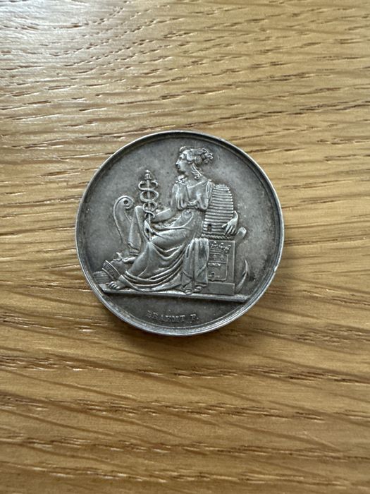 Srebro srebrny medal francuski