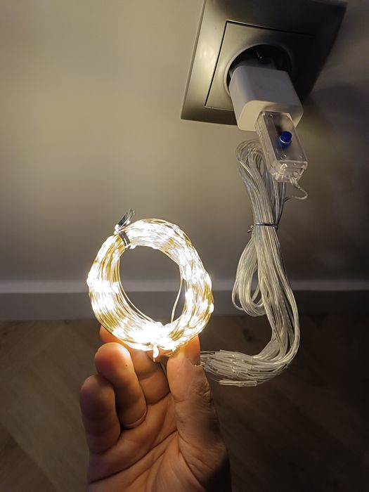 Piękna kurtyna świetlna 3x2  200 LED
