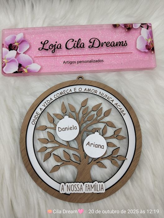 Ornamento Árvore da Família