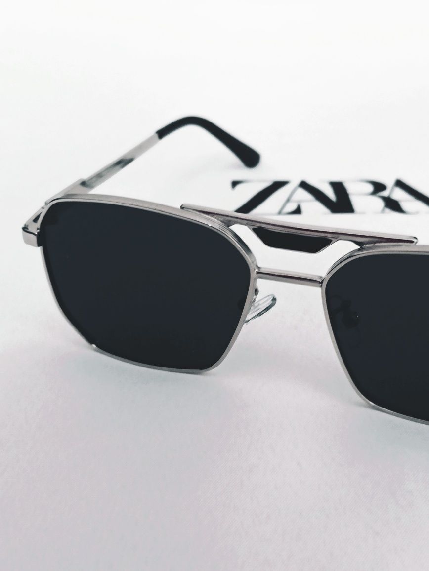 Zestaw 2 x Okulary przeciwsłoneczne męskie w stylu Casual Zara