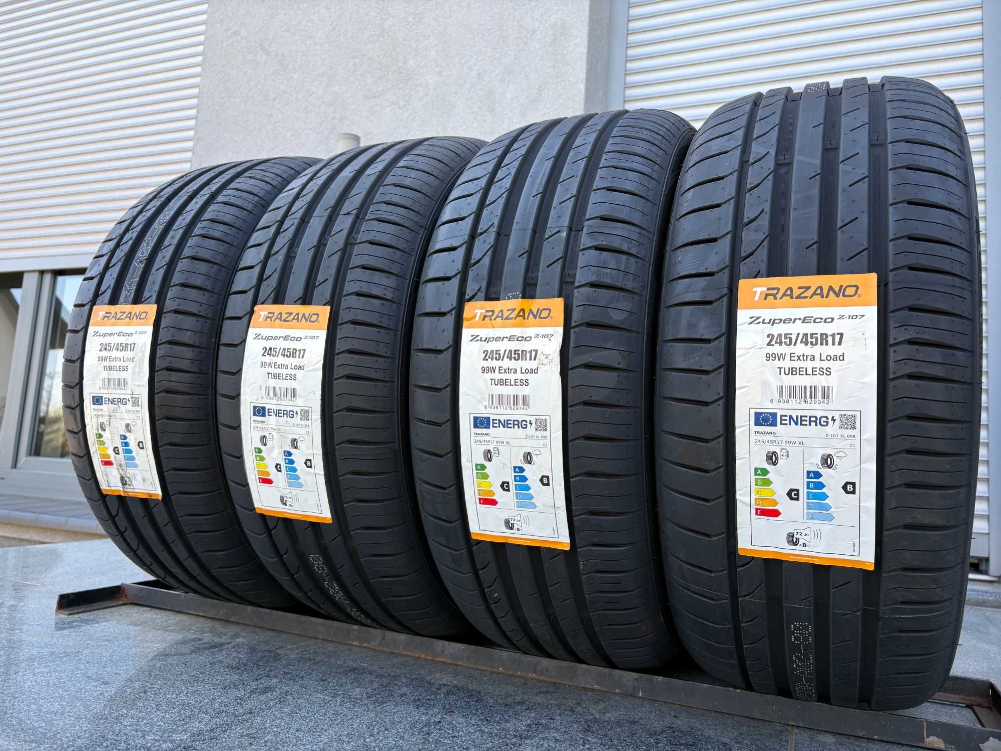 x4 letnie 245/45R17 Trazano Z107 99W XL prod. 2024r C,B,72db gwarancja