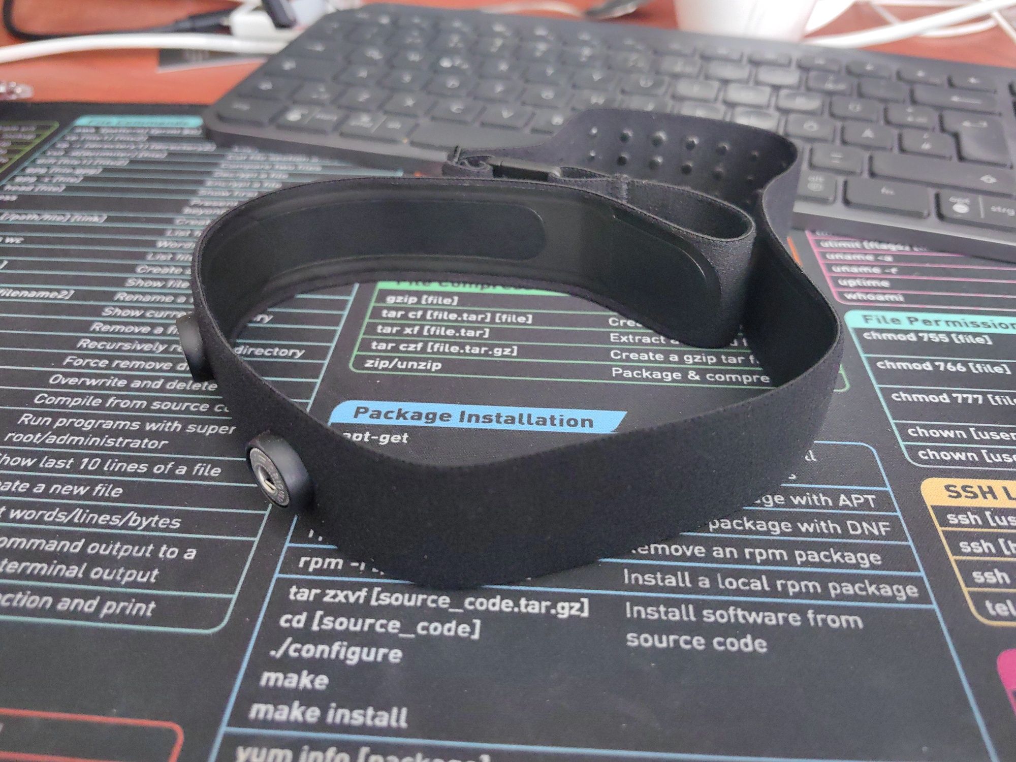 Polar H10 heart rate sensor