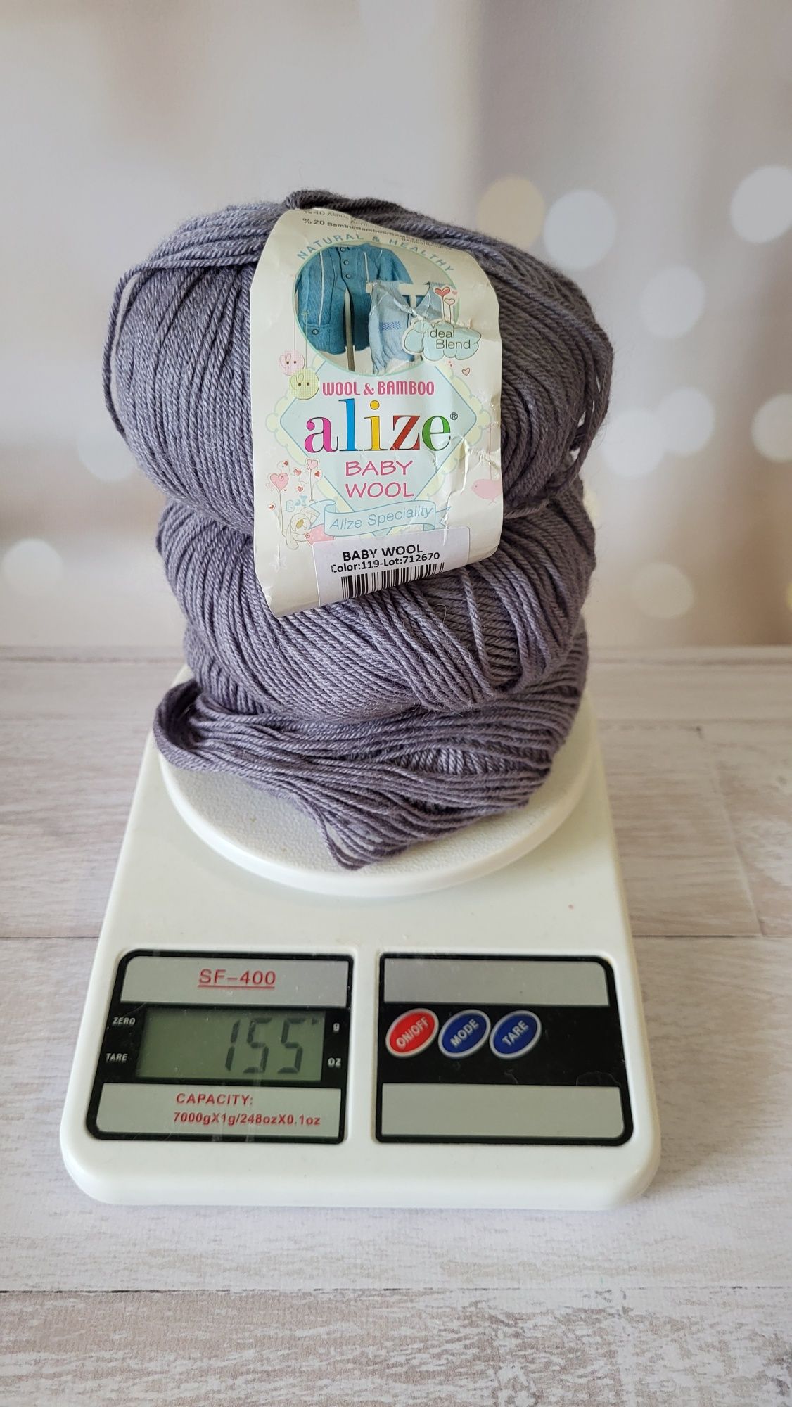 Залишки пряжі alize baby wool yarn art baby acril 100% alize baby soft