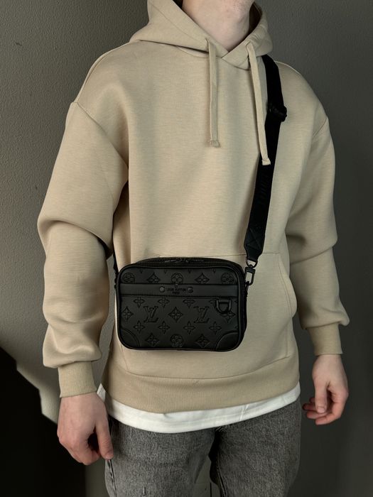 РОЗПРОДАЖ мужская сумка Louis Vuitton чоловіча сумка месенджер барсетк