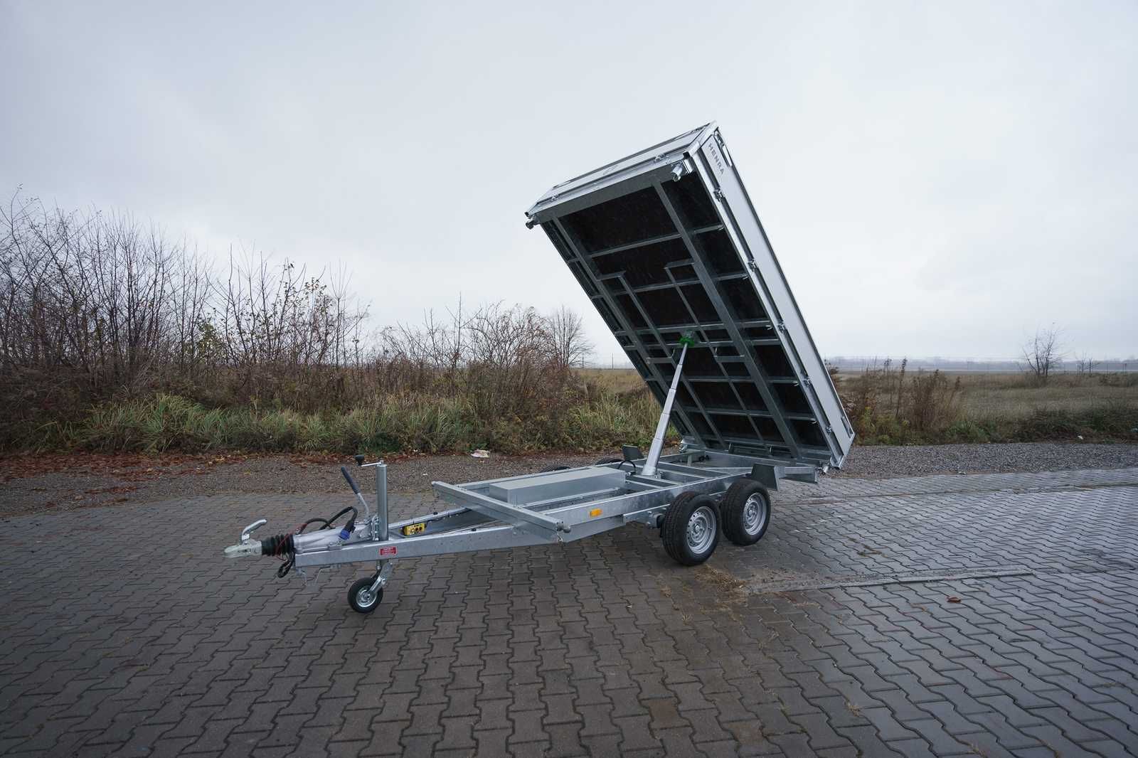 Wywrotka 3 strony Henra Tipper Trailer 331x185 o DMC:3500kg MEGA MOCNA