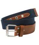 Pasek męski 115 cm parciany skórzany 1 Q9016 ATLAS FOR MEN