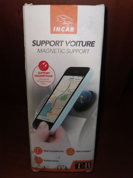 Suporte para telemóvel magnético