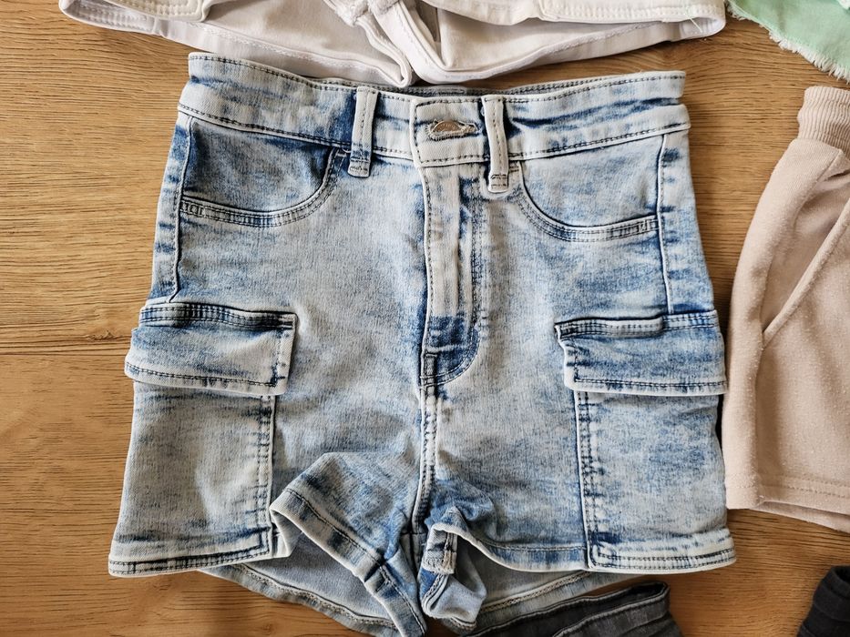 Sinsay 32 152/158 szorty jeansowe krótkie spodenki
