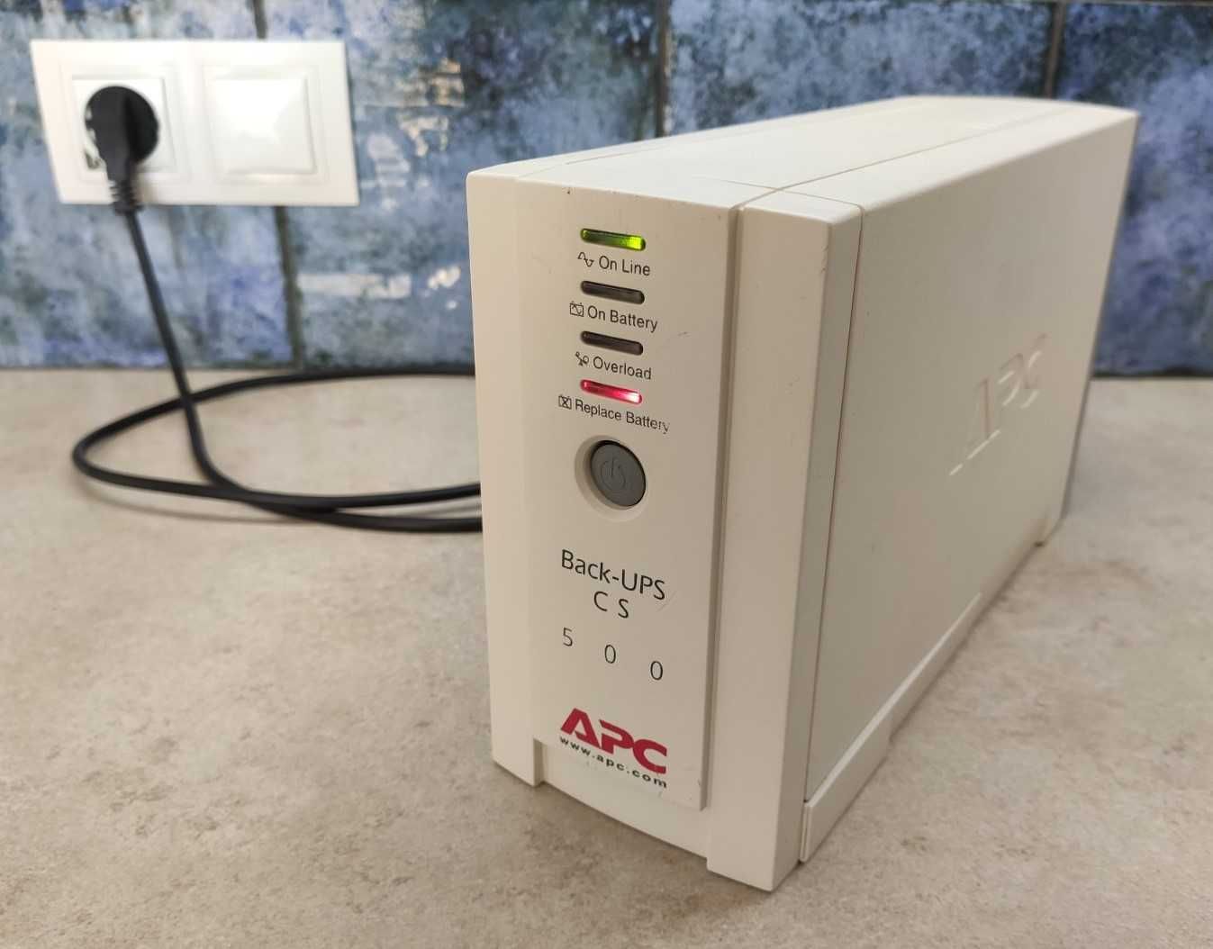 Безперебійник ДБЖ APC Back-UPS 500 CS, не робочий