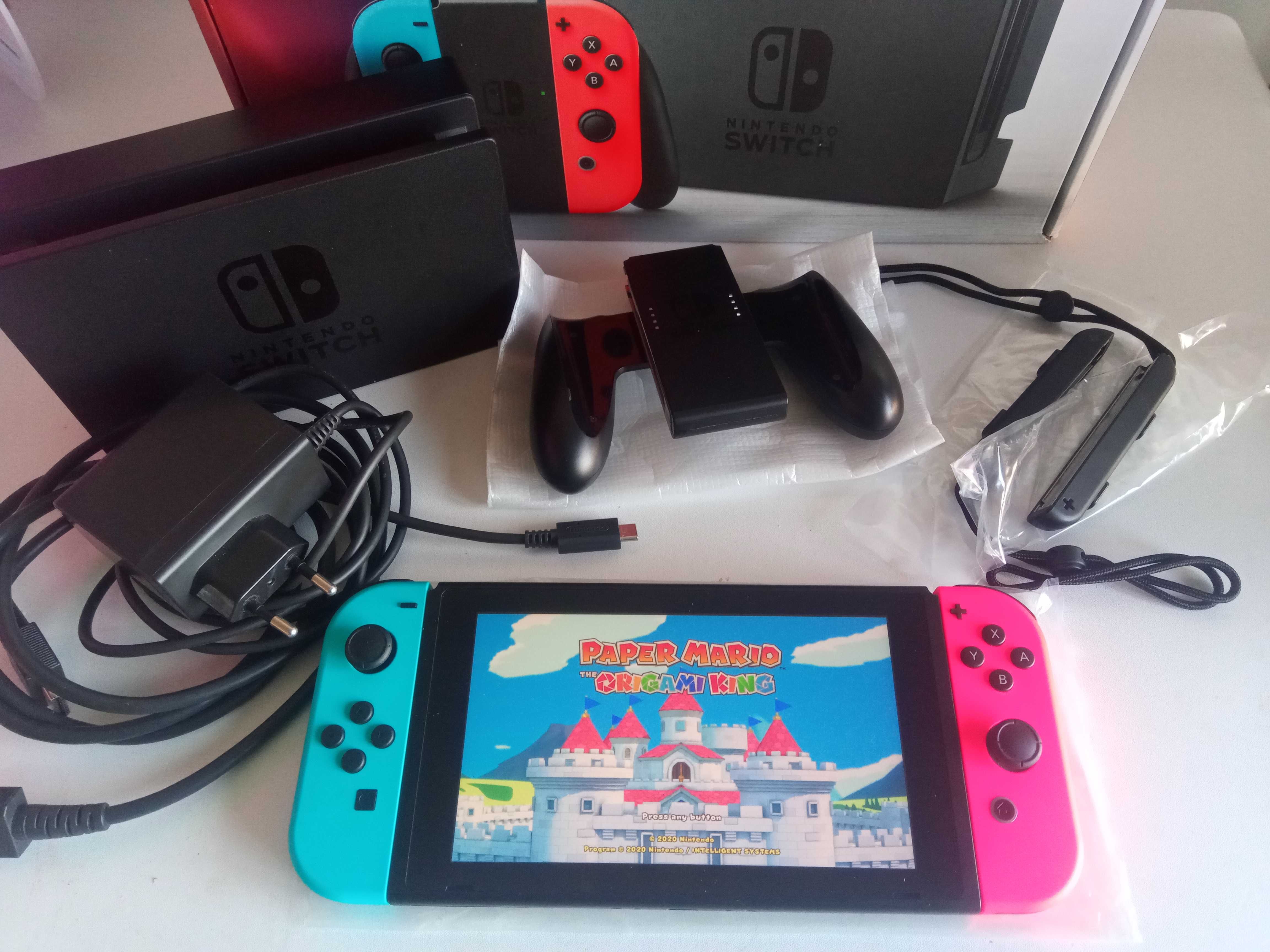 Nintendo Switch V1 - Desbloqueada CFW + Cartão 128GB