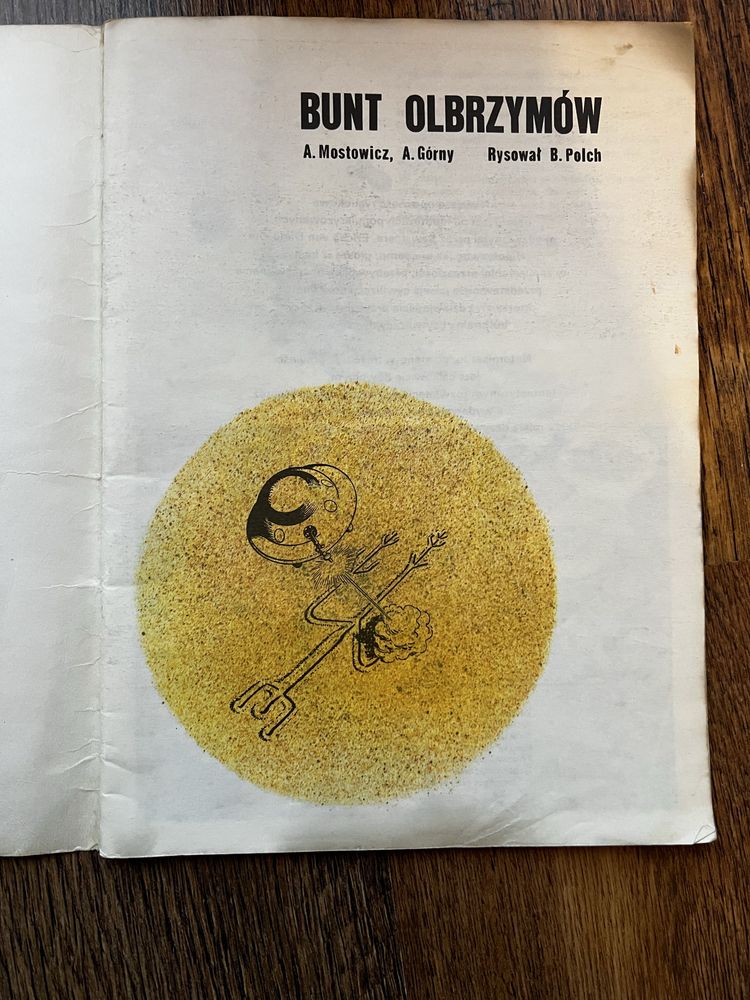 Komiks Bunt Olbrzymów z PRL