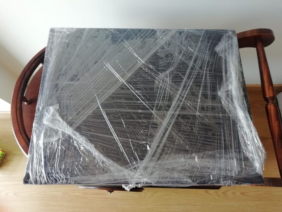 Tabuleiro Artesanal + Vidro + Pano em Linho