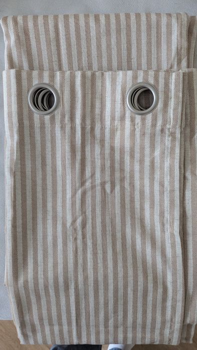 Zasłony 130x225cm - mieszanka lnu
