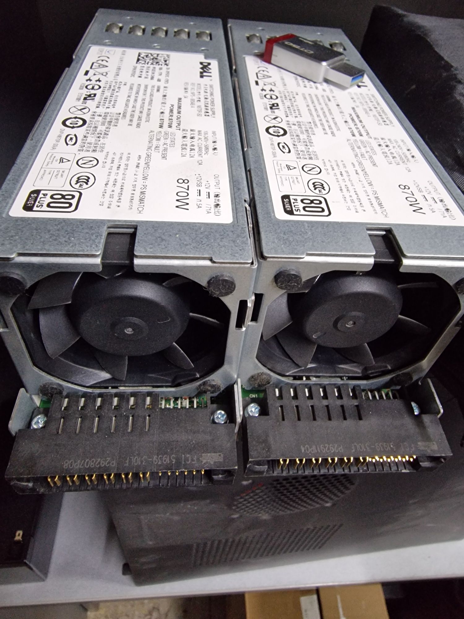 Блок питания Dell 870W 220v-12v (71A)