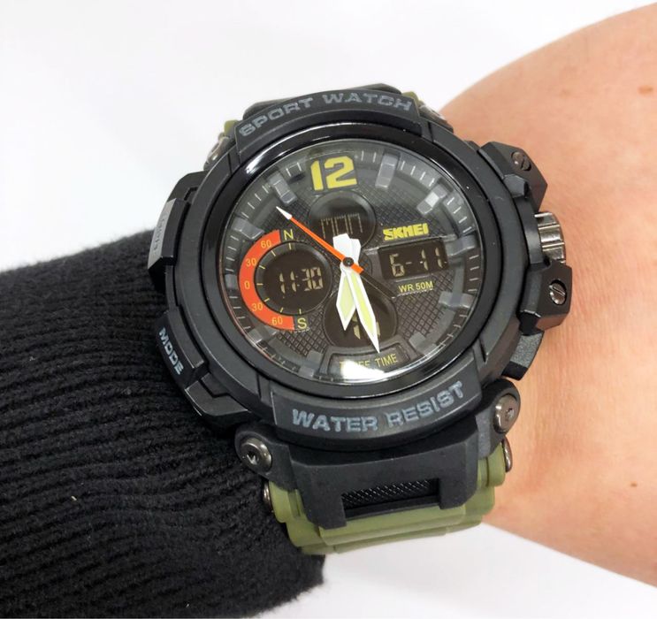Годинник SKMEI 1343 ARMY GREEN