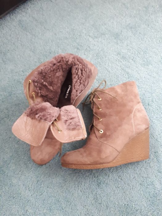 Женские зимние ботинки полуботинки ботельйоны
