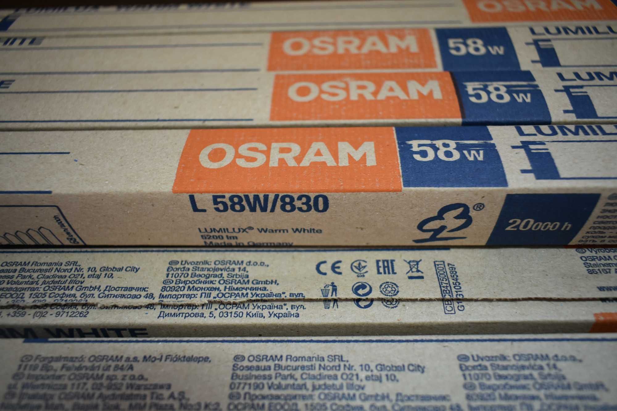 Zestaw świetlówek OSRAM 24 szt / 12 nowe / 12 używane