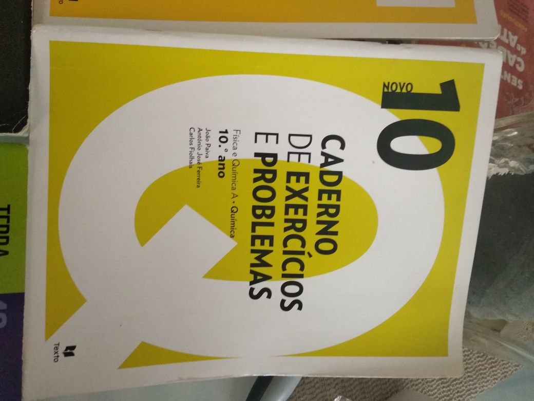 Cadernos de atividades 10 ano várias disciplinas